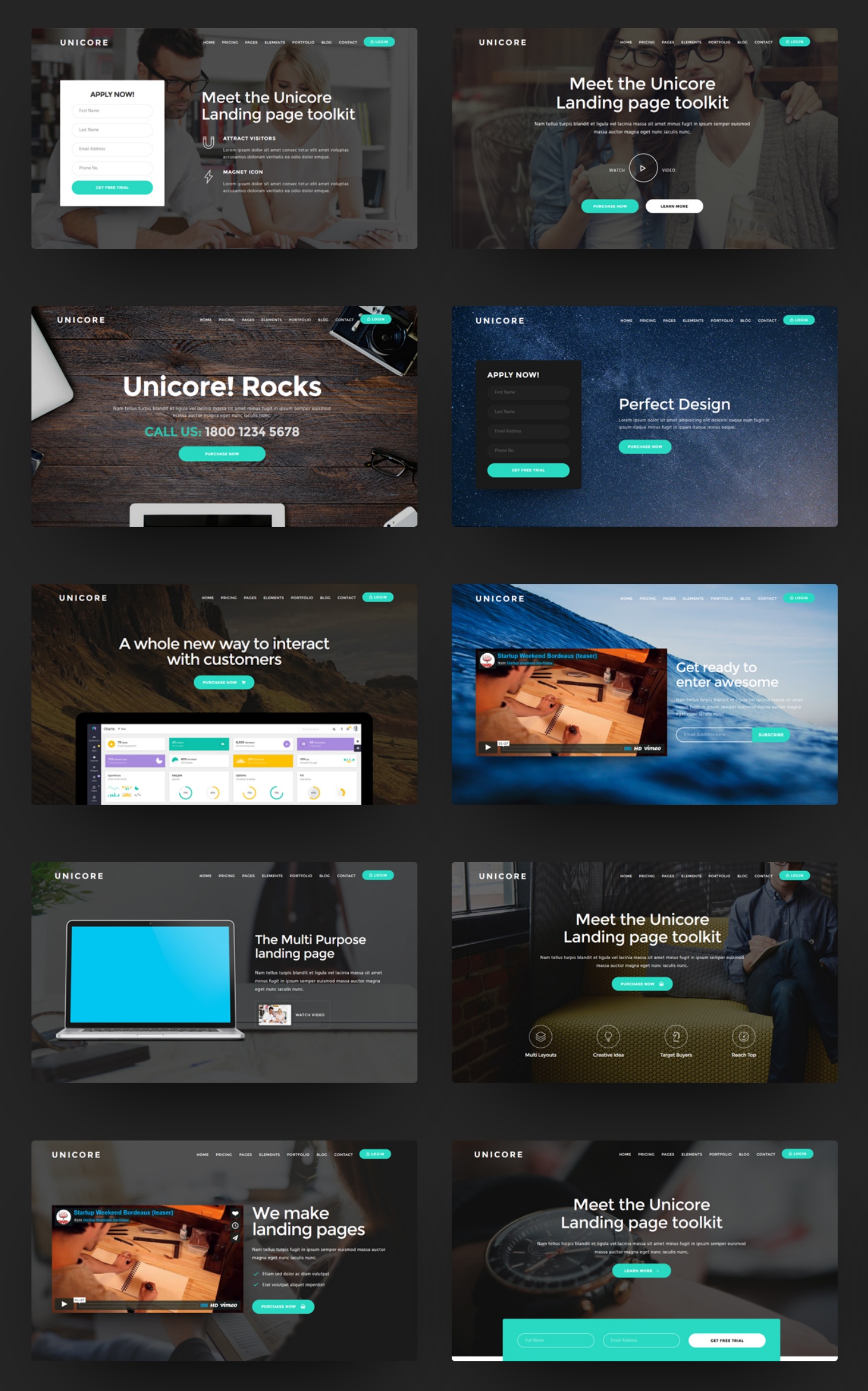 Premium Bootstrap Portfolio Theme 