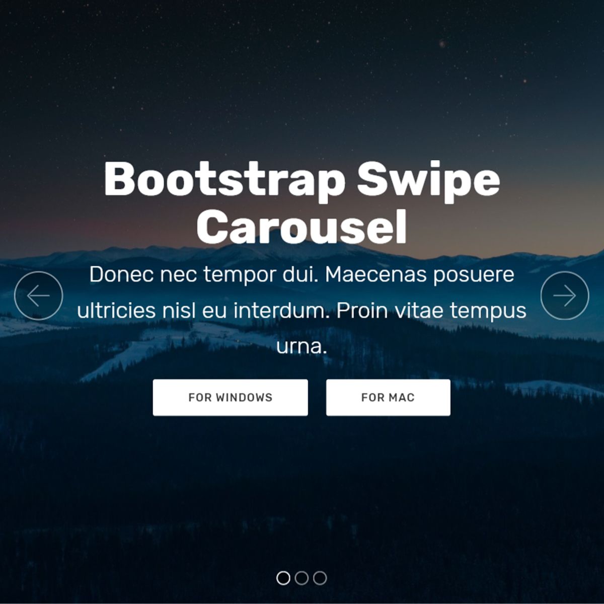 Responsive Bootstrap Photo Slideshow