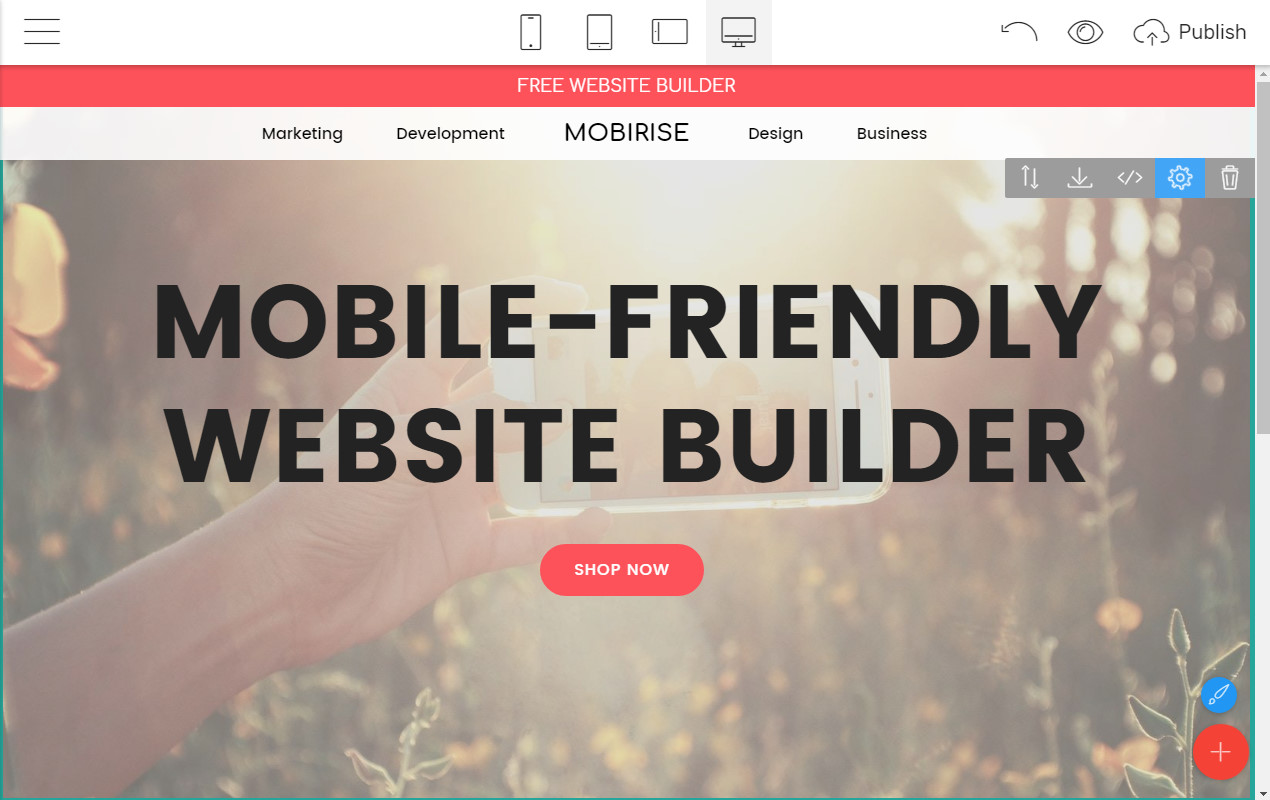 Mobile Website Builder